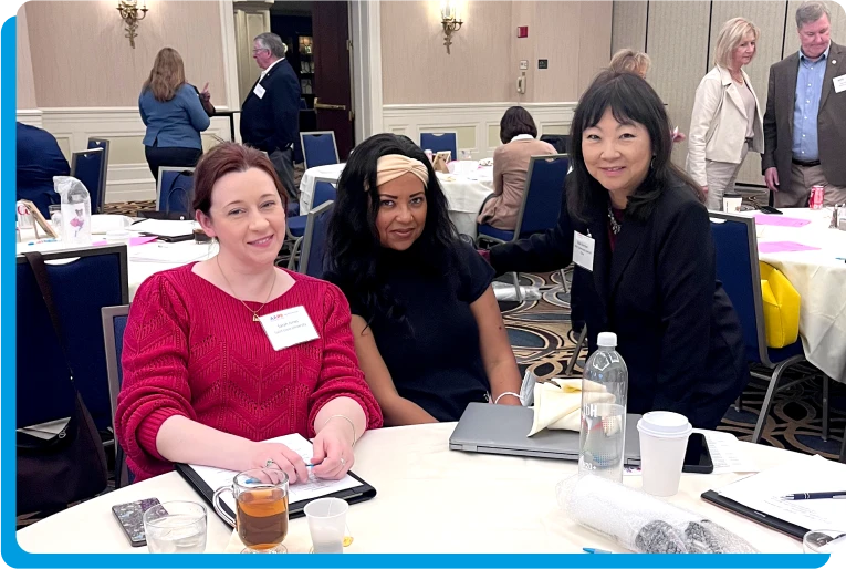 Grantees meeting the AAPD Foundation's Grantee Workshop